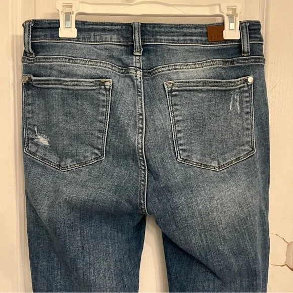 Judy Blue Distressed Ankle Jeans skinny fit Capri - Picture 7 of 10